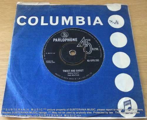THE BEATLES Twist and Shout / Do You Want to Know a Secret 7` single