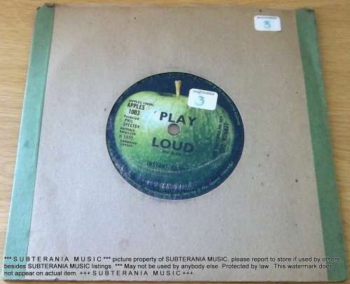 JOHN LENNON Instant Karma / Who Has Seen the Wind 7` single