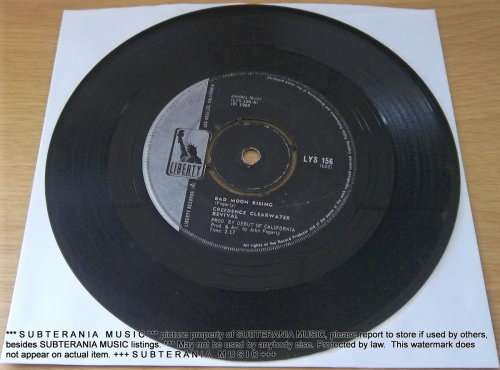 CREEDENCE CLEARWATER REVIVAL Bad Moon Rising 7` single