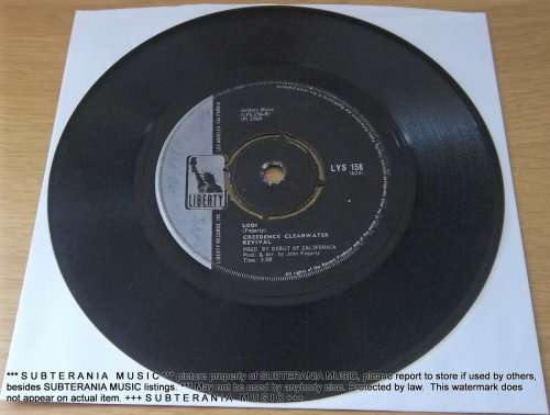 CREEDENCE CLEARWATER REVIVAL Bad Moon Rising 7` single