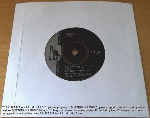CREEDENCE CLEARWATER REVIVAL Bad Moon Rising 7` single