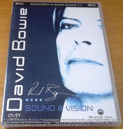 DAVID BOWIE Sound & Vision DVD Region 2
