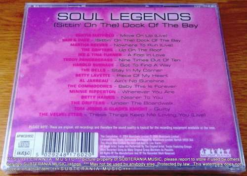 SOUL LEGENDS (Sittin` on the) Dock of the Bay