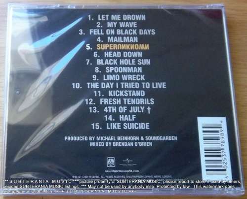 SOUNDGARDEN Superunknown EUROPE
