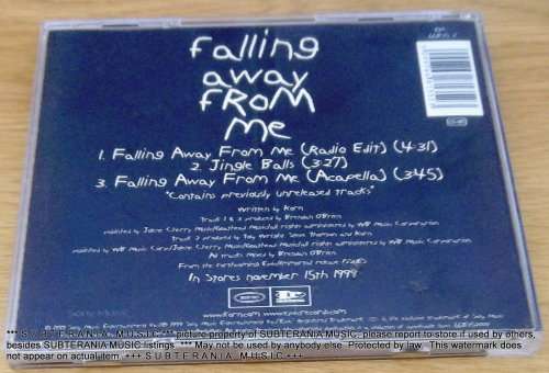 KORN Falling Away from me Import Maxi Single