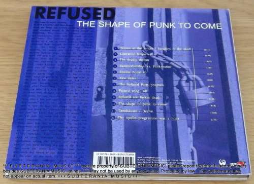 THE REFUSED The Shape of Punk to Come digipak