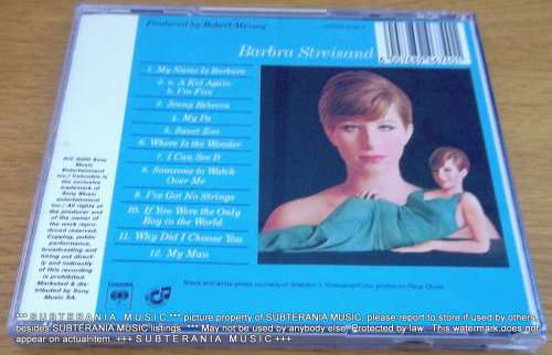 BARBRA STREISAND My Name is Barbra CD