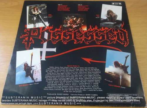 POSSESSED Seven Churches Vinyl LP