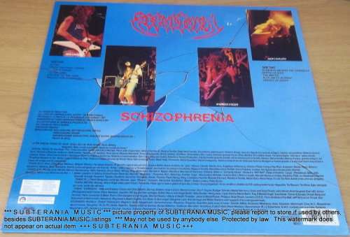 SEPULTURA  Schizophrenia Vinyl LP