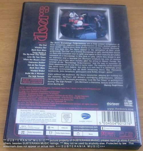 THE DOORS Soundstage Performance DVD
