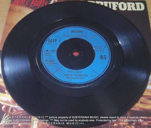 7` vinyl single  BRUFORD Hell`s Bells