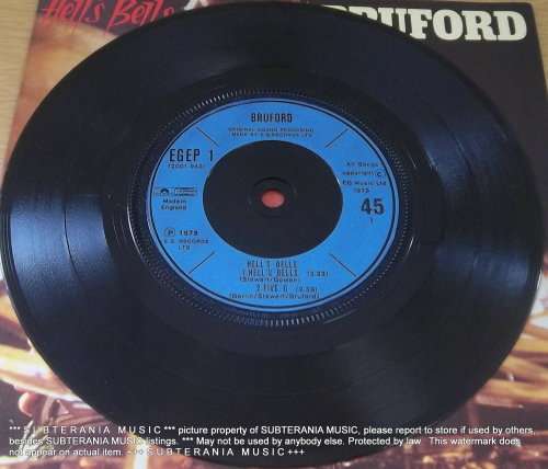 7` vinyl single  BRUFORD Hell`s Bells