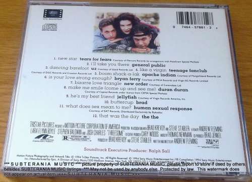THREESOME OST Tears for Fears U2 Duran Duran NEW ORDER [Various BOX 4]
