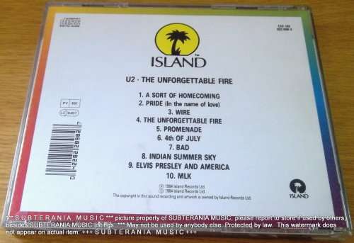 U2 The Unforgettable Fire