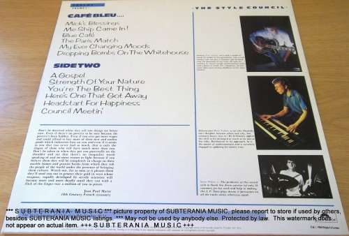 THE STYLE COUNCIL Cafe Bleu Vinyl Record