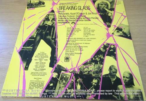 HAZEL O CONNER Breaking Glass Vinyl Record