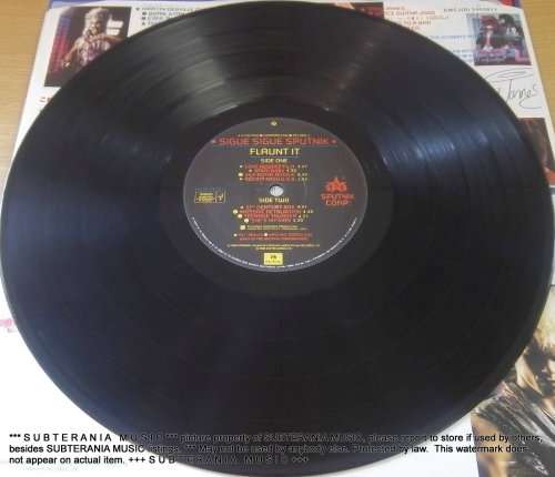 SIGUE SIGUE SPUTNIK Flaunt It Vinyl Record
