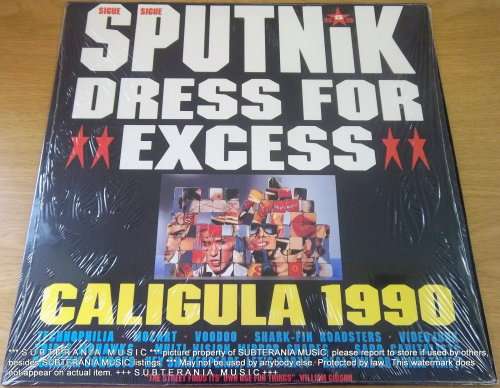 SIGUE SIGUE SPUTNIK Dress for Excess Second Album Vinyl Record