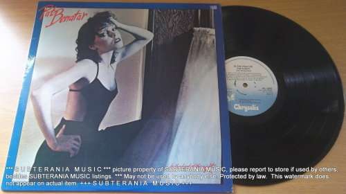 PAT BENATAR In the Heat of the Night Vinyl Record