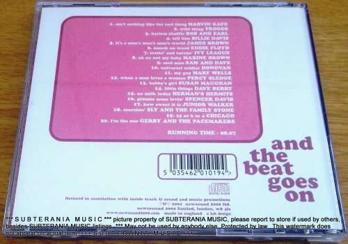 AND THE BEAT GOES ON  INCL Troggs DONOVAN Percy Sledge MARVIN GAYE
