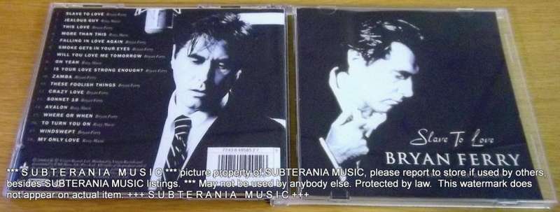 BRYAN FERRY Slave to Love The Best of the Ballads [Shelf G Box 5]