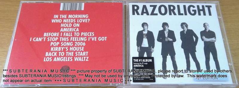 RAZORLIGHT Razorlight Special Edition Import [Shelf G Box 4]