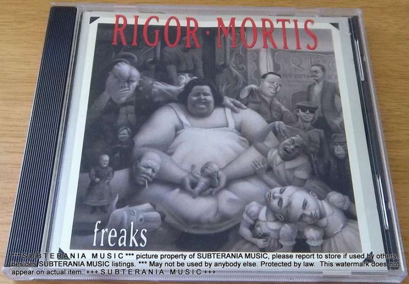 RIGOR MORTIS Freaks CD