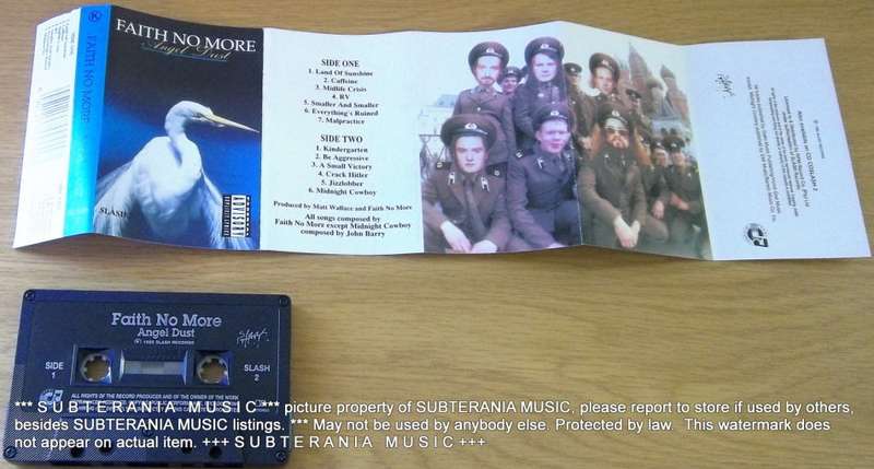 FAITH NO MORE Angel Dust Cassette Tape [[Shelf H]