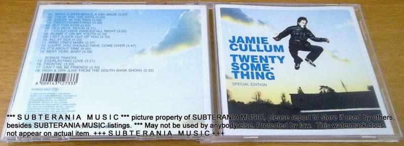 JAMIE CULLUM Twenty Some-Thing Special Edition [Shelf G Box 6]