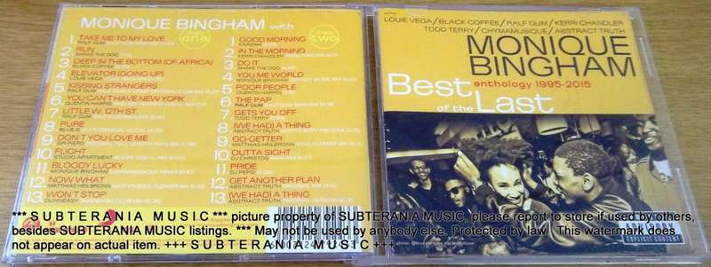 MONIQUE BINGHAM Best of the Last Anthology 1995-2015 [Shelf G Box 6] featuring Black Coffee