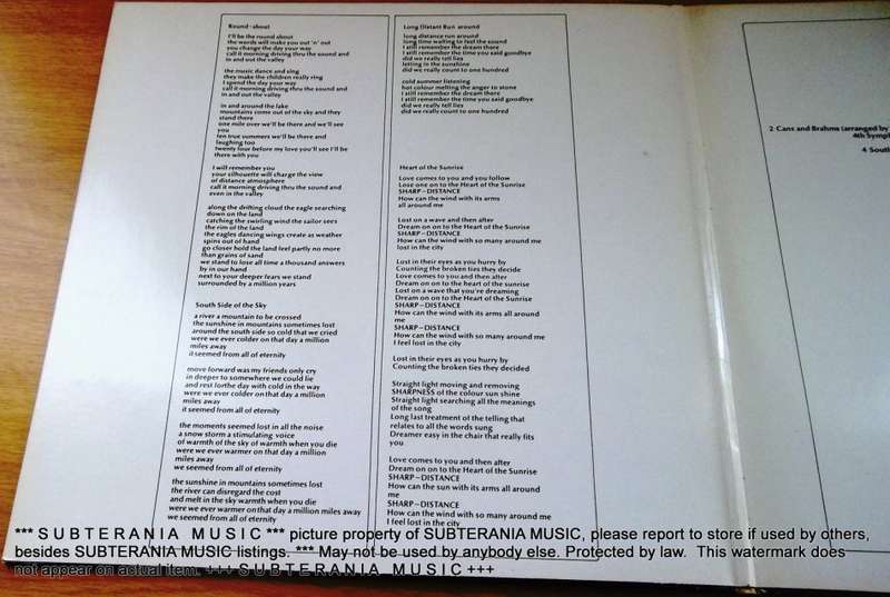 YES Fragile Vinyl LP [Shelf E]