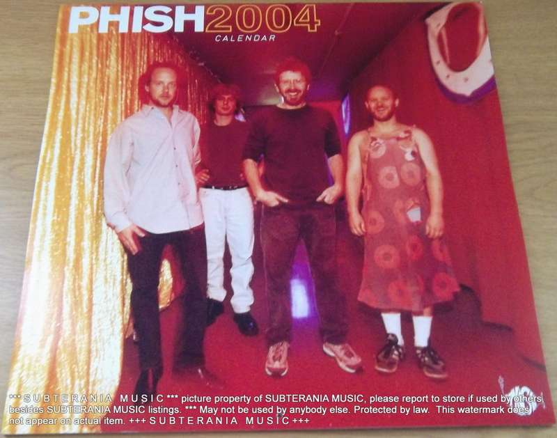 PHISH 2004 Calendar [Shelf E]