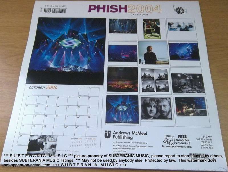 PHISH 2004 Calendar [Shelf E]
