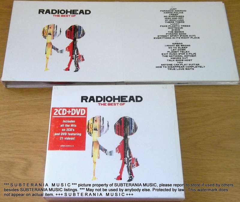 RADIOHEAD The Very Best Of 2 DVD + DVD