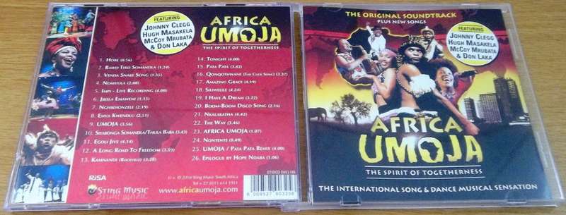 AFRICA UMOJA O.S.T The International Song and Dance Musical Sensation  [SHELF G BOX 7]