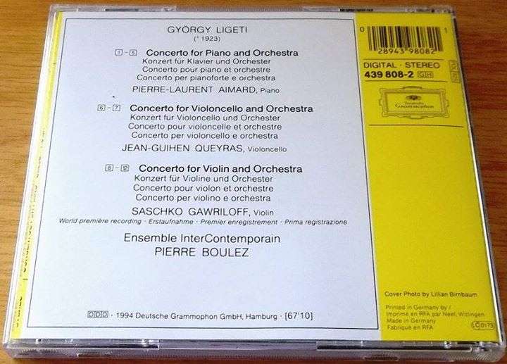 BOULEZ Conducts LIGETTI