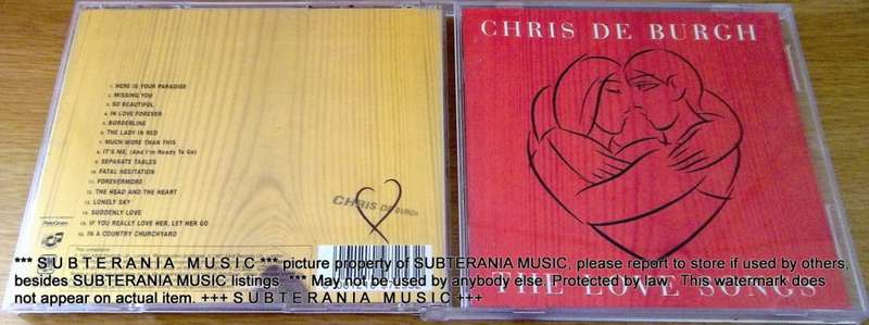 CHRIS DE BURGH The Love Songs [Shelf G Box 8]