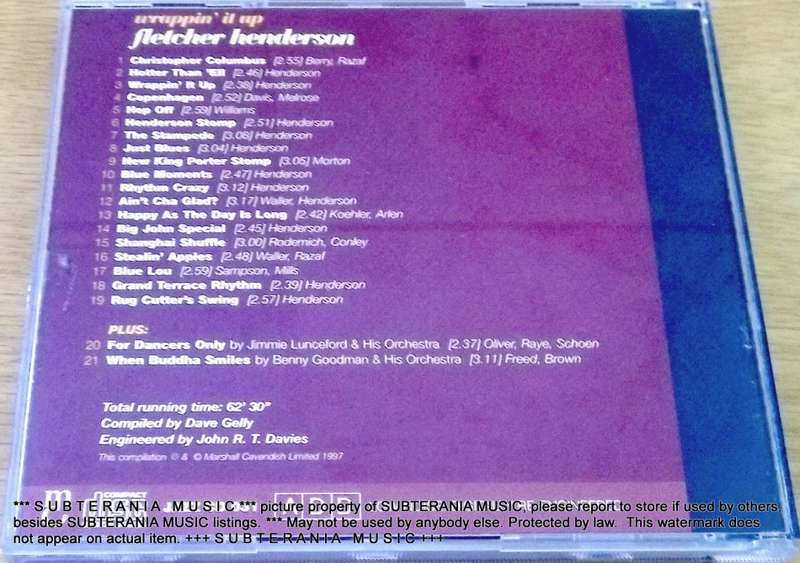 JAZZ GREATS FLETCHER HENDERSON [Shelf G Box 8]