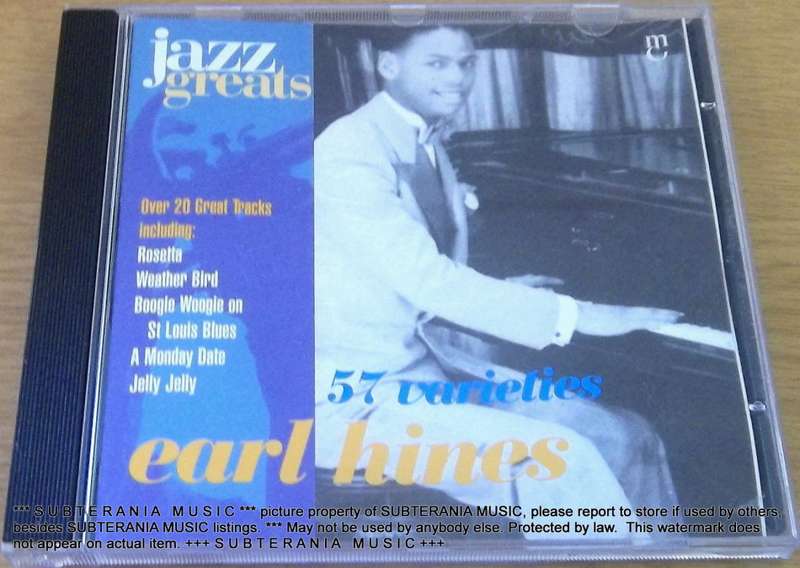 JAZZ GREATS EARL HINES [Shelf G Box 8]