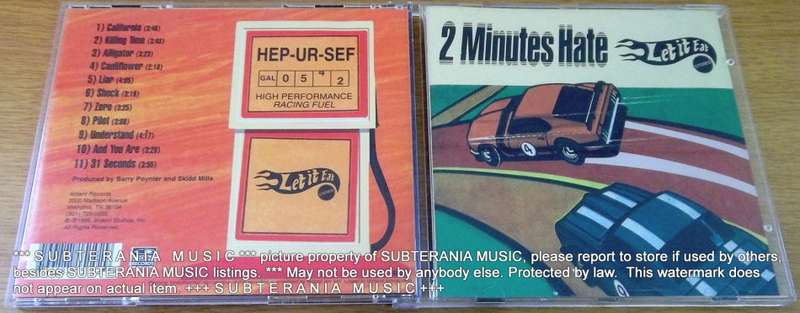 2 MINUTES HATE Let It Eat CD