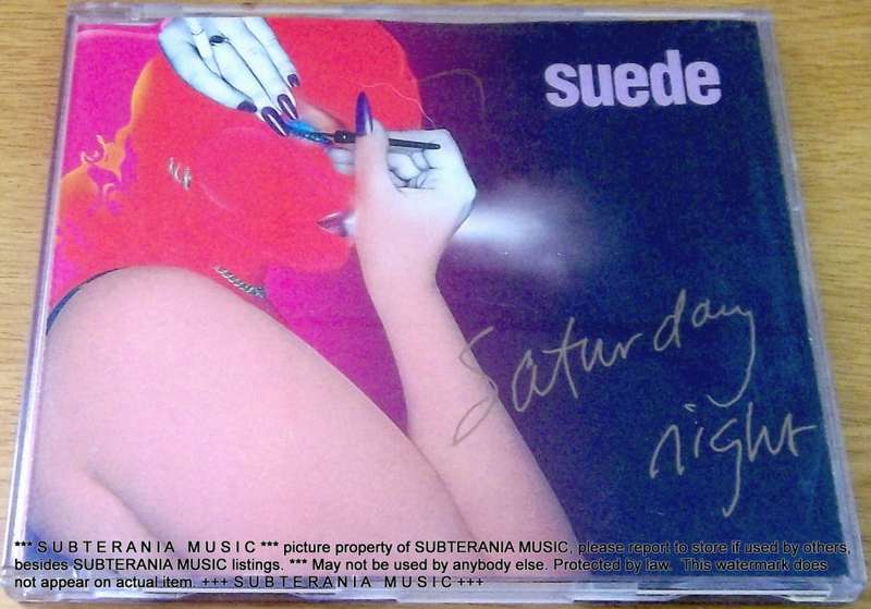 SUEDE Saturday Night CD Single