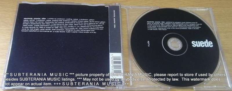 SUEDE Electricity CD Single