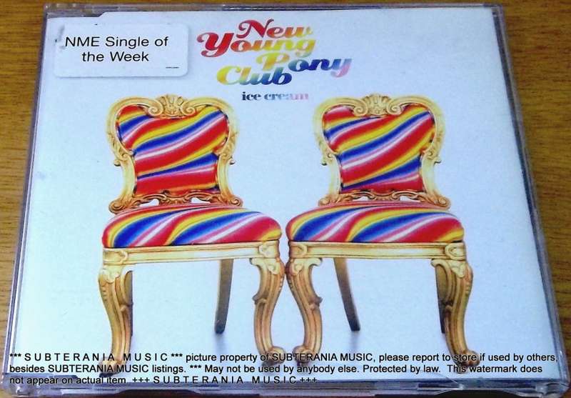 NEW PONY CLUB Ice Cream CD Single