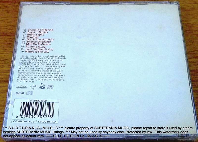 RICHARD ASHCROFT Human Conditions CD