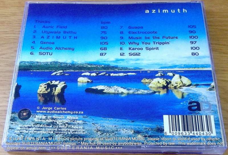 JORGE CARLOS Azimuth CD+DVD  [chill beats]