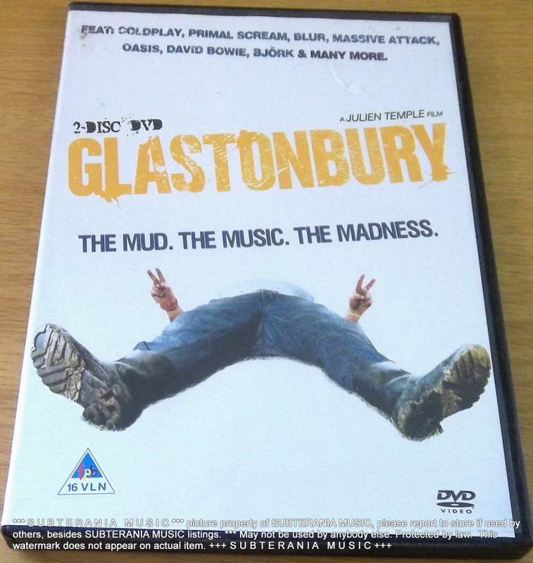 GLASTONBURY The Mud The Music The Madness 2 DVD