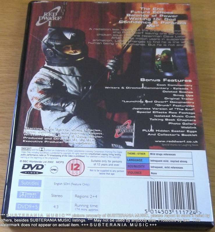 THE RED DWARF SERIES 1  [BBOX 1]