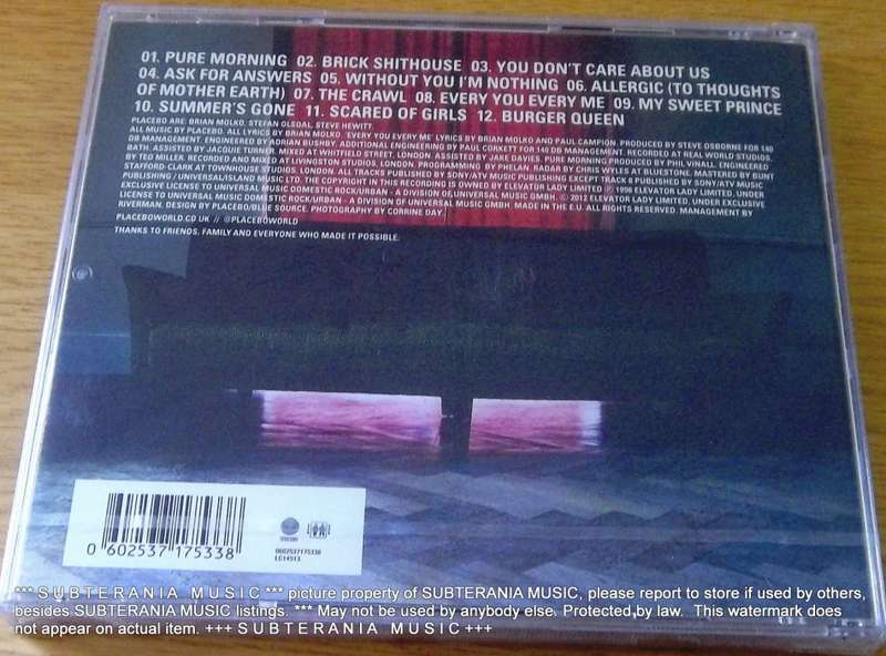PLACEBO Without You I'm Nothing   [sealed]