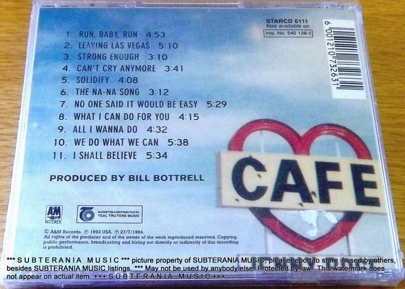 SHERYL CROW Tuesday Night Music Club CD [SHELF V x 1]