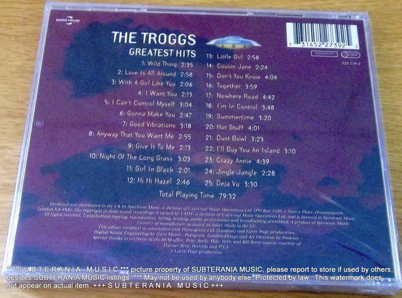 THE TROGGS Greatest Hits  [sealed]